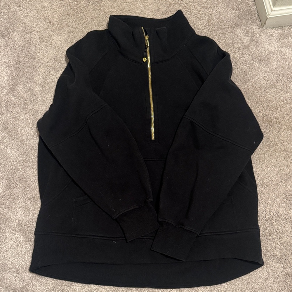 EUC lululemon oversized long length funnel neck scuba hoodie